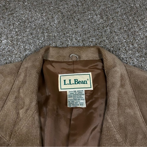 L.L. Bean Jackets & Coats Vintage Ll Bean Suede Blazer Jacket With